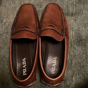 Lightly warn loafers 10.5 leather